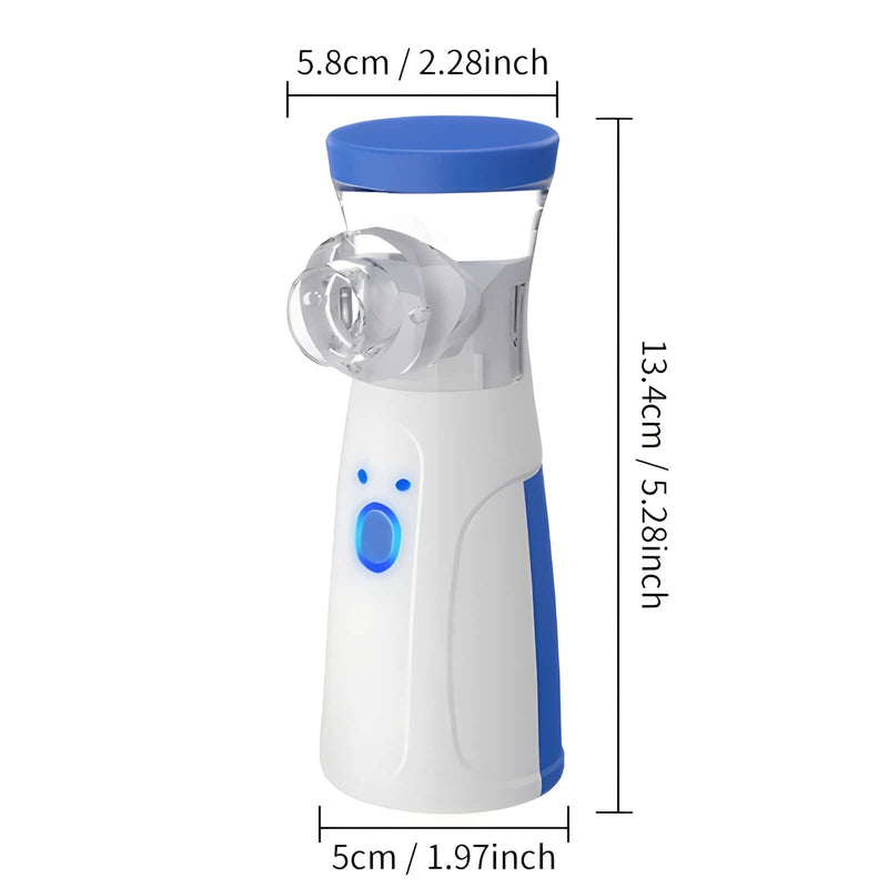 Rechargeable Portable Mesh Nebulizer – Silent Ultrasonic Atomizer for Home & Travel