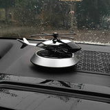 Helicopter Design Solar Powered Rotating Fan Car Air Freshener