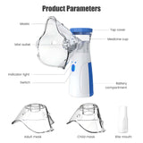 Rechargeable Portable Mesh Nebulizer – Silent Ultrasonic Atomizer for Home & Travel