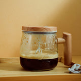 Classic Elegance Self-Stirring Mug – Automatic Mixing Cup