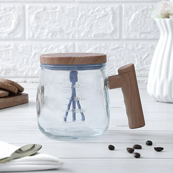 Classic Elegance Self-Stirring Mug – Automatic Mixing Cup